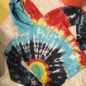 Colorful Tie-Dye Hoodie